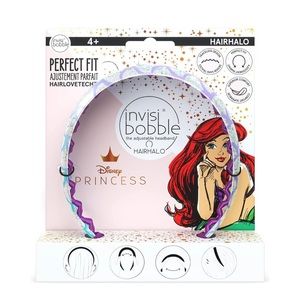 NWT-Invisibobble Disney Princess Ariel HairHalo Adjustable Headband For Everyone